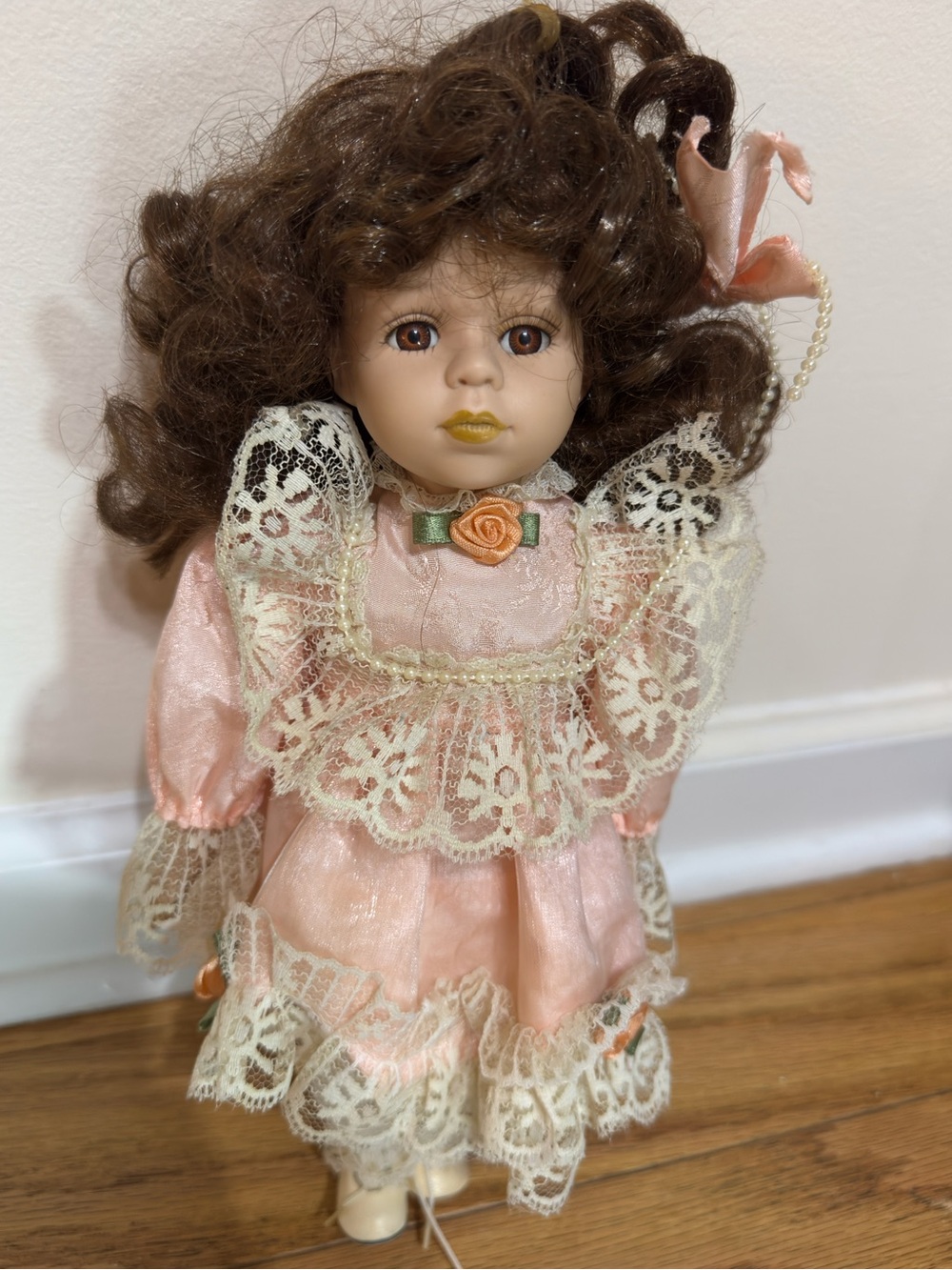 Cuddle Wit 12” Porcelain Doll Collectible Vintage  Decor Display  1980s–1990s